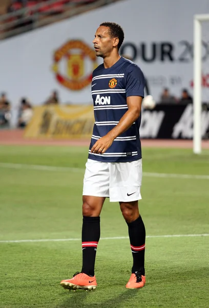 Rio ferdinand i man utd. — Stockfoto