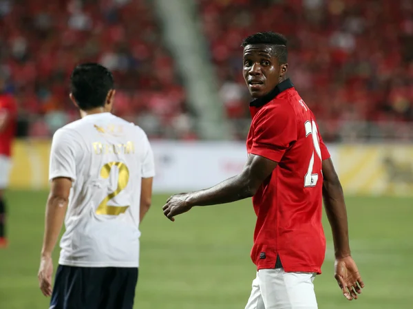 :Wilfried zaha för man utd. — Stockfoto