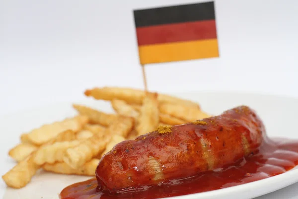 Німецький ковбаса . — стокове фото
