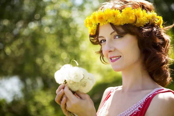 Portret van een mooie vrouw — Stockfoto