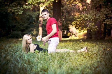 sevgi dolu bir çift portre