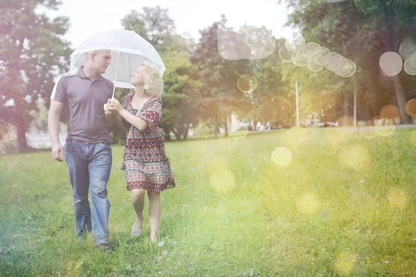 Retrato de hermosa pareja amorosa — Foto de Stock