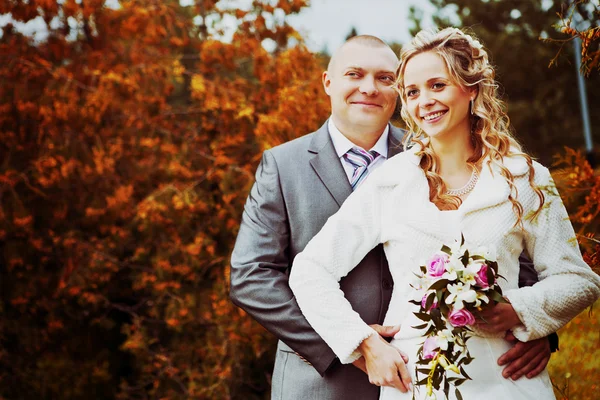 Porträt eines Paares, Mann und Frau, Hochzeit — Stockfoto