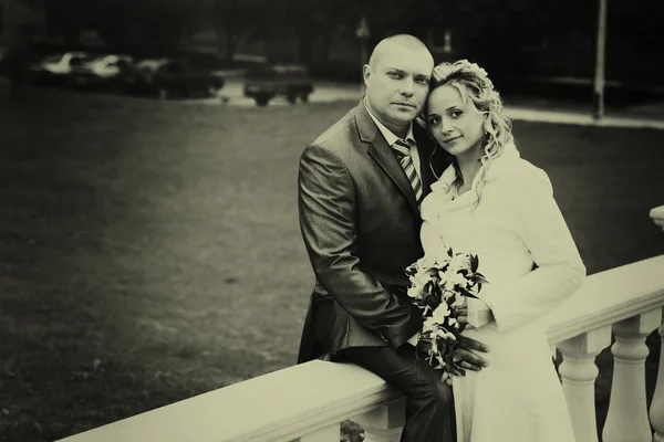 부부, 남편과 아내, 결혼의 초상화 — 스톡 사진