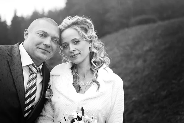 Retrato de um casal, marido e mulher, casamento — Fotografia de Stock