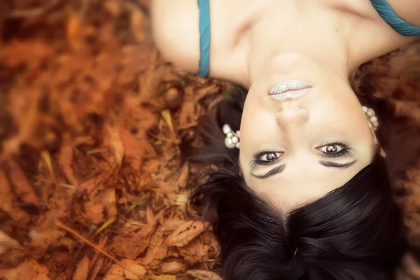 Portrait of a beautiful woman — Stock Photo, Image