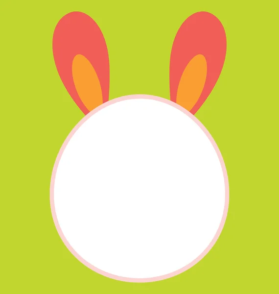 Bunny Head Template — Stock Vector