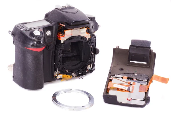 DSLR photocamera — Stockfoto