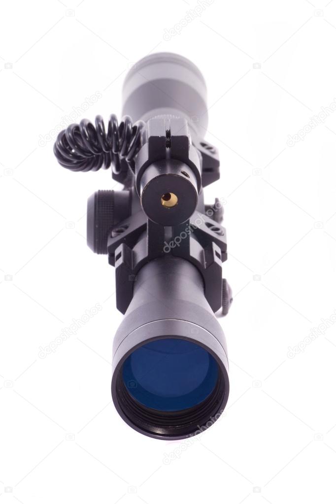 Laser rifle scope