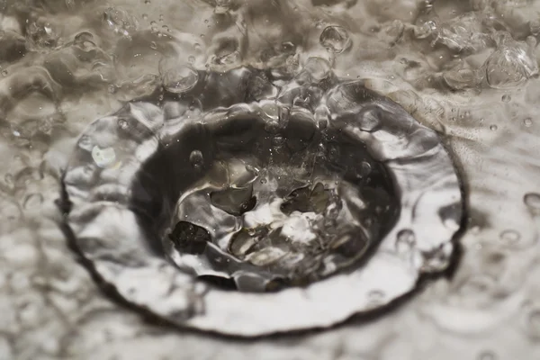 Water in sink — Stock Photo, Image