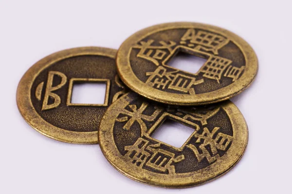 中国硬币 — 图库照片
