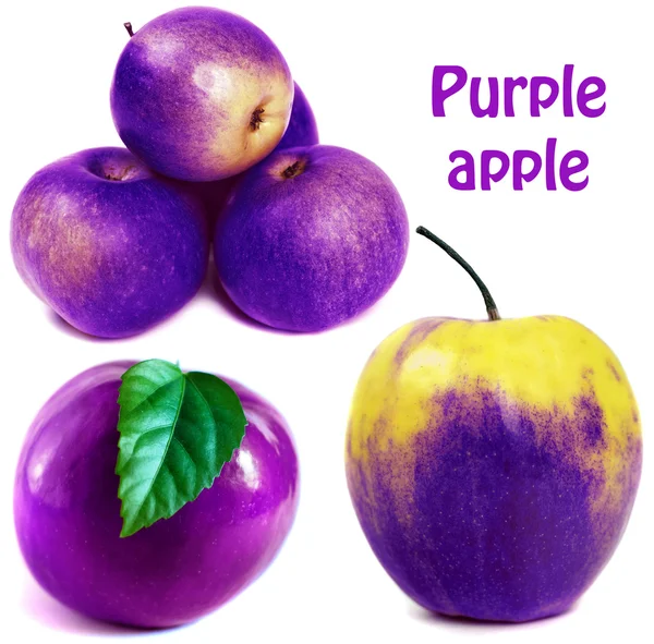 Purple apple — Stock Photo, Image