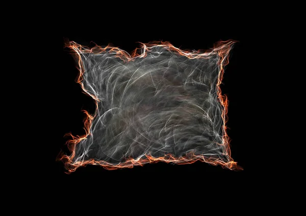 Papel Fiery Isolar — Fotografia de Stock