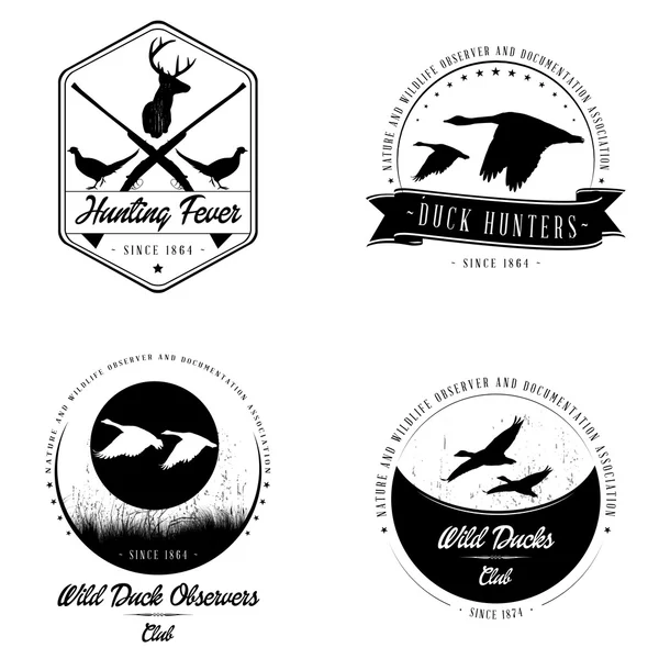 Bitmap Collection de badges animaux sauvages — Photo