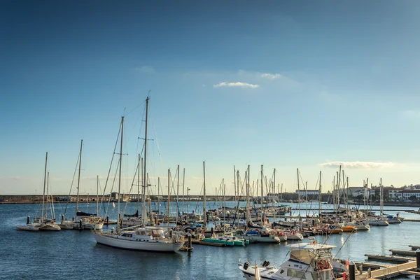 Azory, sao miguel jacht i port rybacki — Zdjęcie stockowe