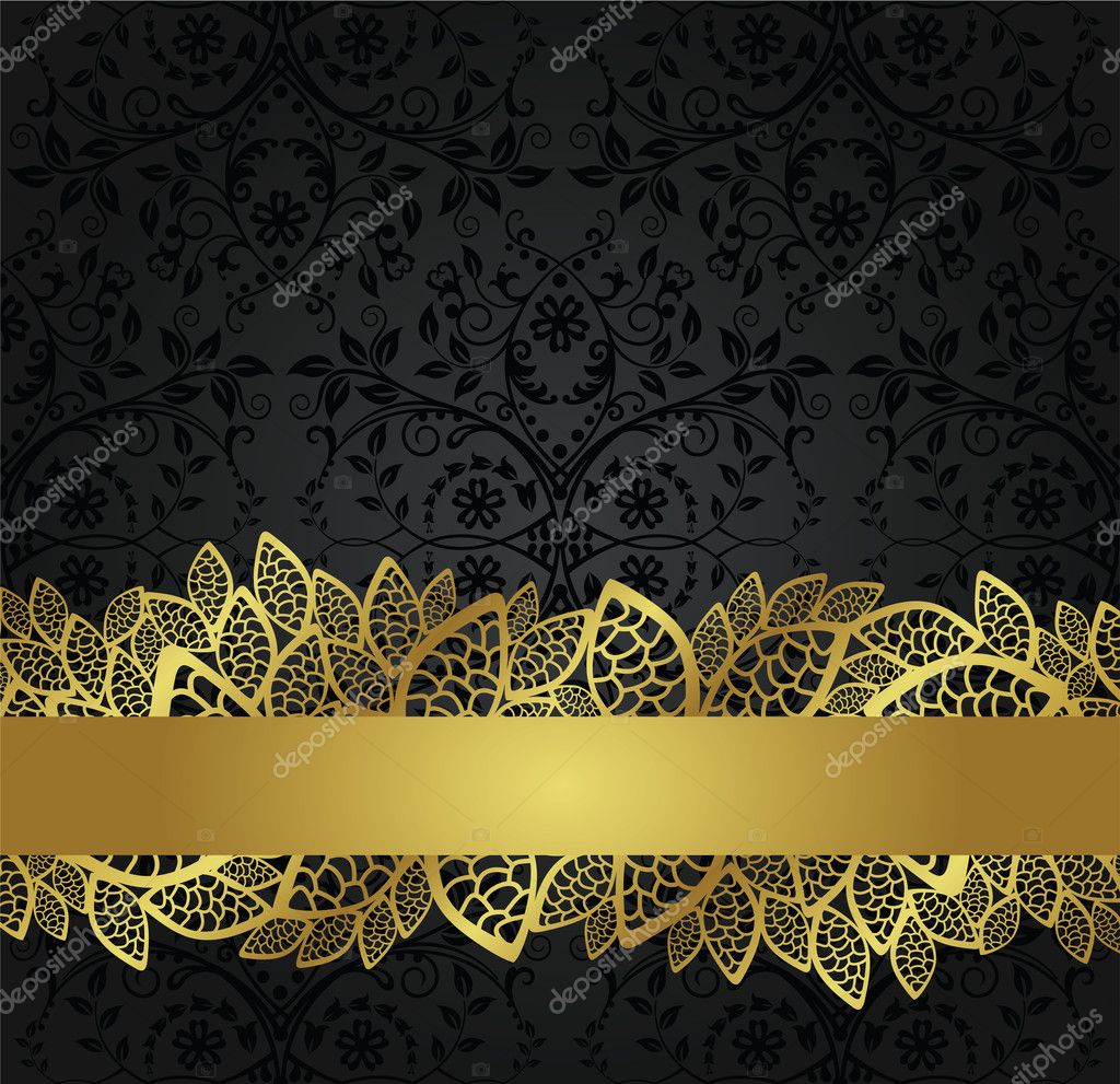 3012-002 Burano - Lace Border - Gold Fabric