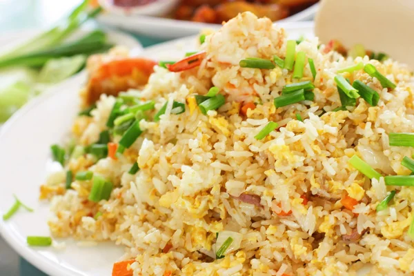 Gaya Macro Fried rice thai — Stok Foto