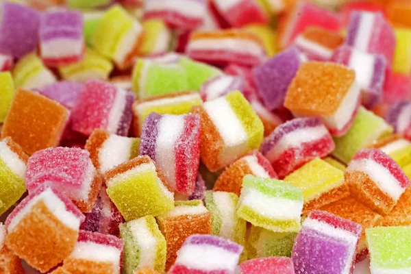 Jelly and sugar — Stock Photo, Image