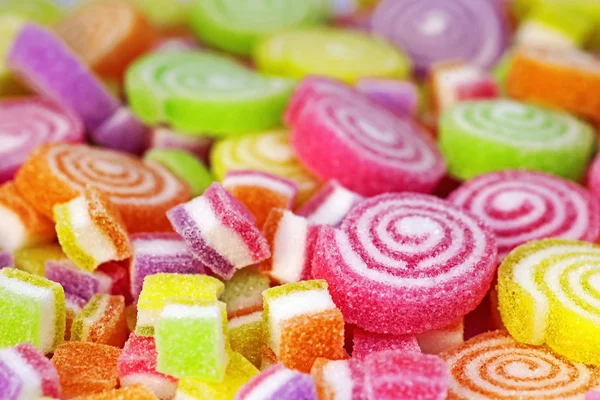 Jelly and sugar — Stock Photo, Image