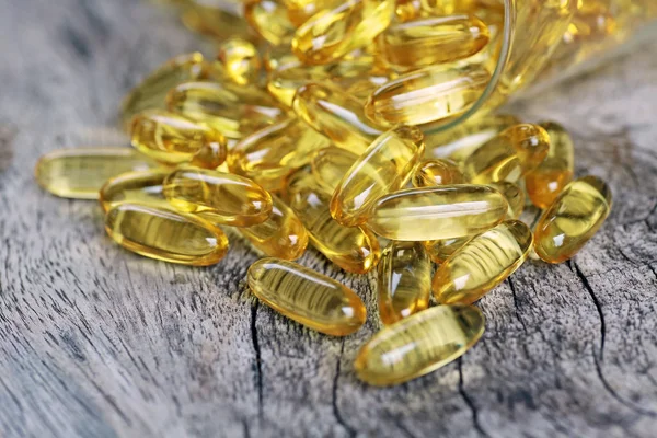 Olio di fegato di merluzzo bianco omega 3 — Foto Stock