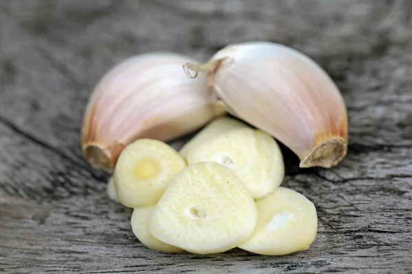 Bio-Knoblauch — Stockfoto