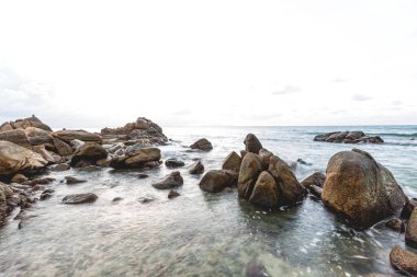 Tayland, Rayong 'daki Koh Mun Nok plajı.