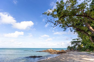 Tayland, Rayong 'daki Koh Mun Nok plajı.