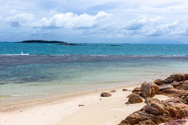 Tayland, Rayong 'daki Koh Mun Nok plajı.