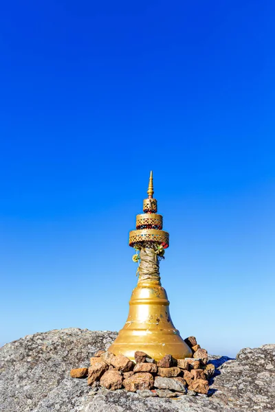 Golden Pagoda View Point Cliff Pha Rai Khao Luang Ramkhamhaeng — Stockfoto