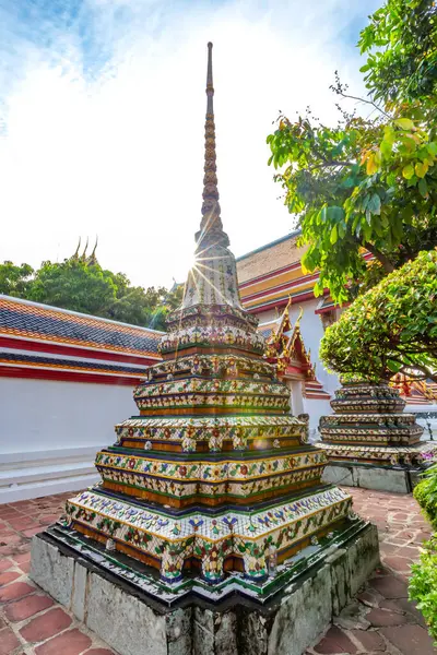 Thailändsk Arkitektur Offentliga Wat Pho Templet Bangkok Thailand — Stockfoto