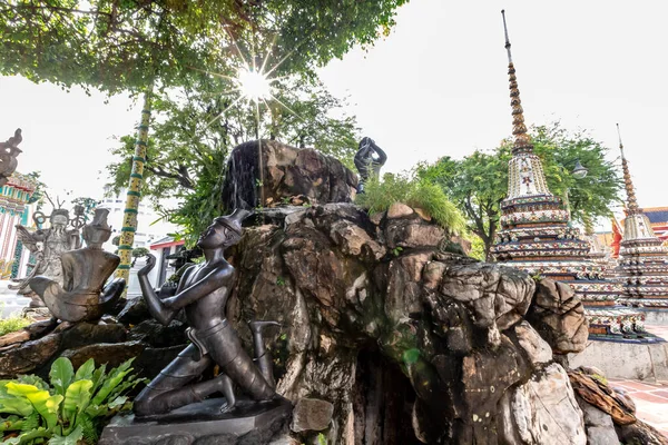 Thai Hermit Exercise Wat Pho Thailand — Stock Fotó