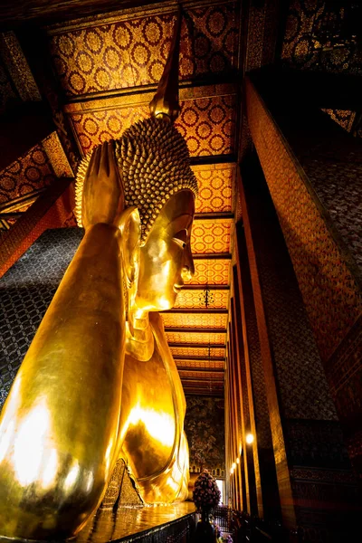 Buddha Statue Symbol Wat Pho Public Temple Bangkok Thailand — Stockfoto