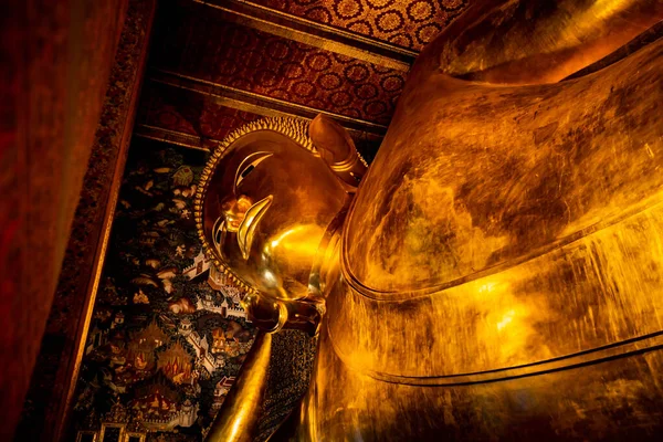 Buddha Statue Symbol Wat Pho Public Temple Bangkok Thailand — 图库照片