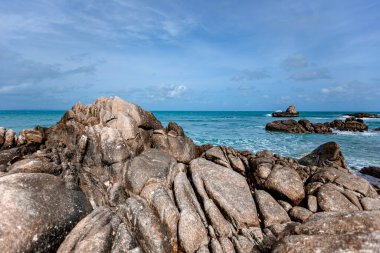 Tayland, Rayong 'daki Koh Mun Nok plajı.