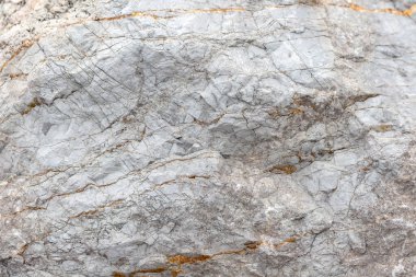 Arka planda çakıl taşları. Taş dokusuna yakın çekim