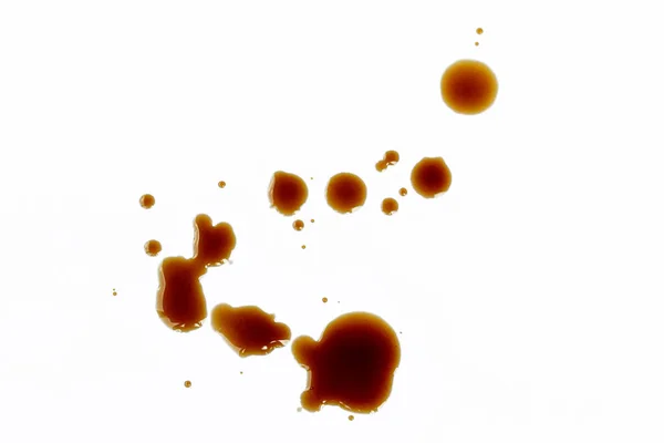 Sauce Stains Spilled White Floor — 图库照片
