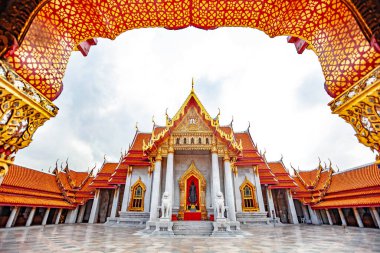 Mermer Tapınak (Wat Benchamabophit) Bangkok Tayland