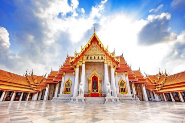 Mermer Tapınak (Wat Benchamabophit) Bangkok Tayland