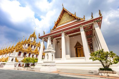 Wat Ratchanatdaram (Loha Prasat) Bangkok, Tayland.