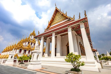 Wat Ratchanatdaram (Loha Prasat) Bangkok, Tayland.