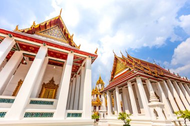 Wat Ratchanatdaram (Loha Prasat) Bangkok, Tayland.