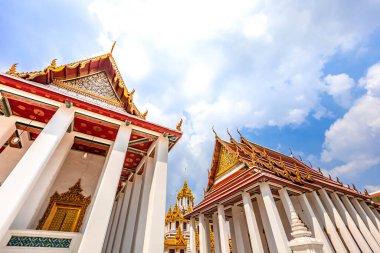 Wat Ratchanatdaram (Loha Prasat) Bangkok, Tayland.