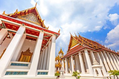 Wat Ratchanatdaram (Loha Prasat) Bangkok, Tayland.