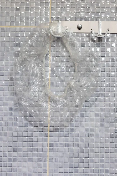 Shower Cap Prevent Wet Hair — Φωτογραφία Αρχείου