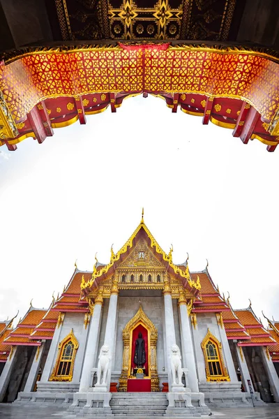 Der Marmortempel Wat Benchamabophit Bangkok Thailand — Stockfoto