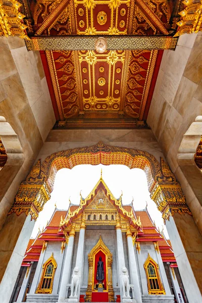 Marble Temple Wat Benchamabophit Bangkok Thailand — Stock Photo, Image