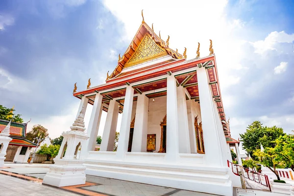 Wat Ratchanatdaram Loha Prasat Bangkok Tailândia — Fotografia de Stock