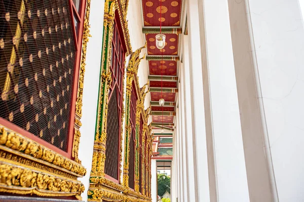 Wat Ratchanatdaram Loha Prasat Bangkok Tailândia — Fotografia de Stock