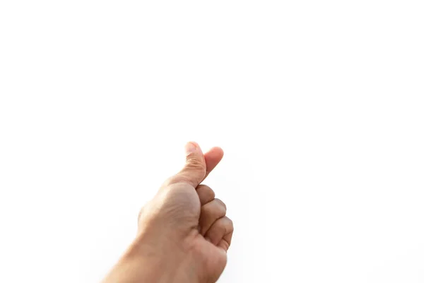 Hands Making Mini Heart Sign — Stock Photo, Image