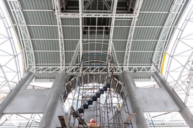 Bir binanın inşaat alanı - taş işçiliği